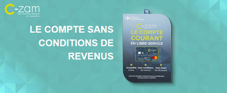 Le compte sans banque C-Zam Carrefour